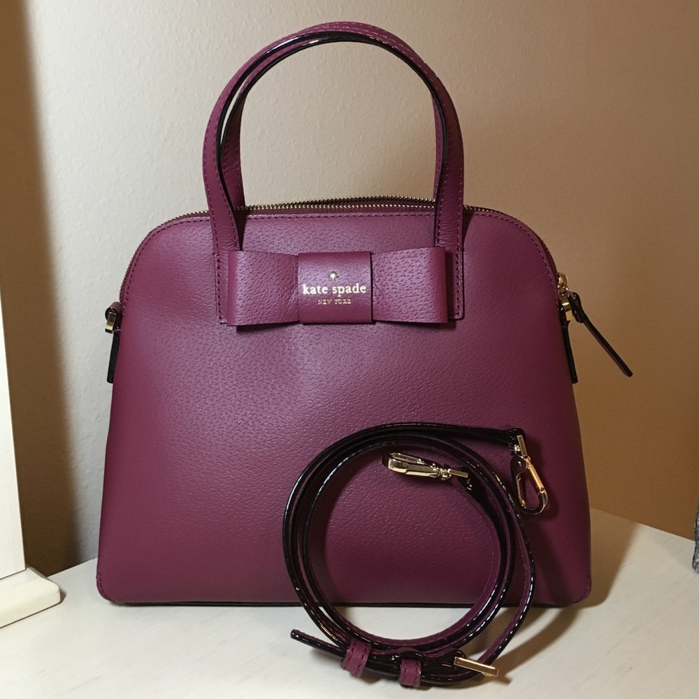 ♥️ Kate Spade Burgundy Satchel